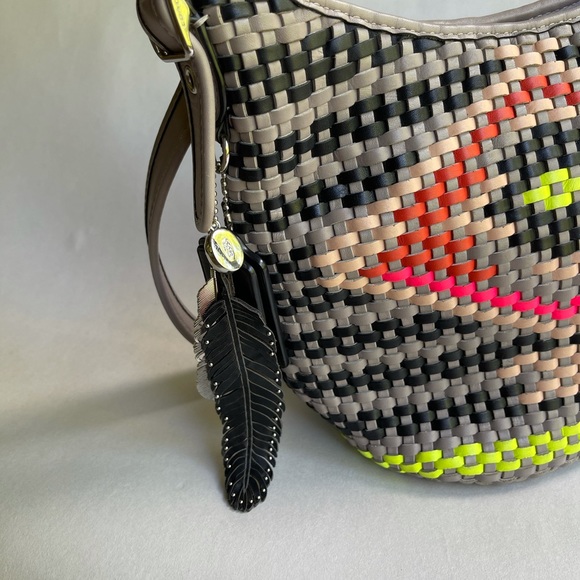 Coach woven leather hobo bag - Picture 2 of 12